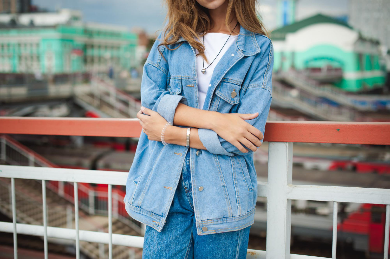 denim blazer