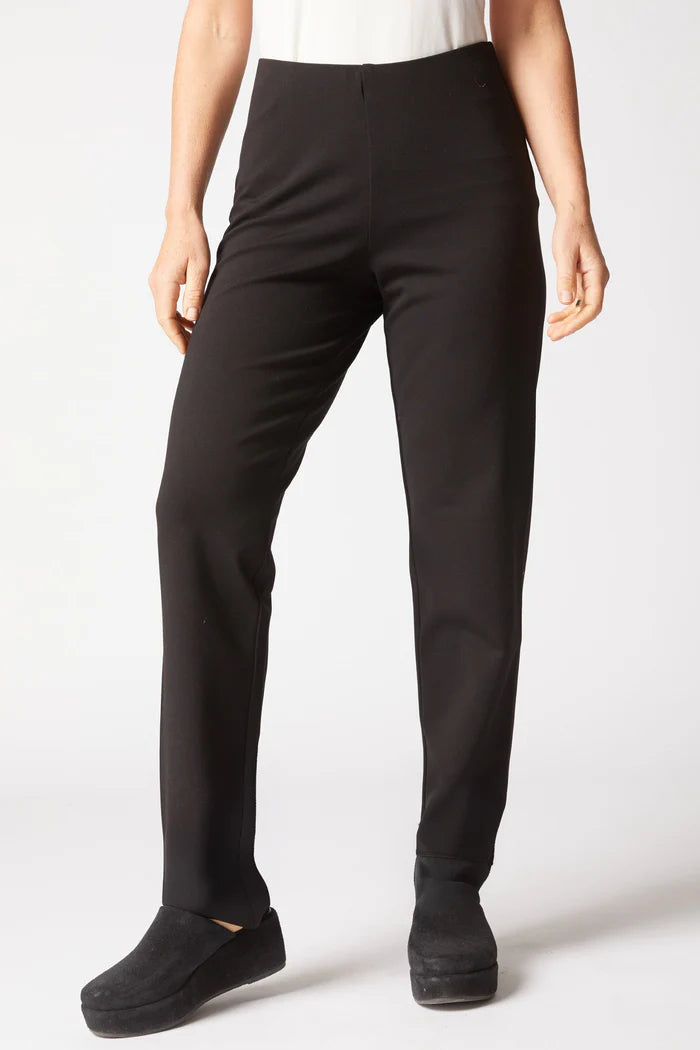 Luxe Ponte Straight Pant Black