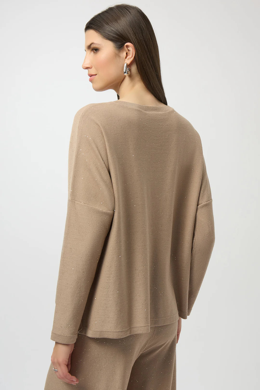 Sequined Knit Sweater