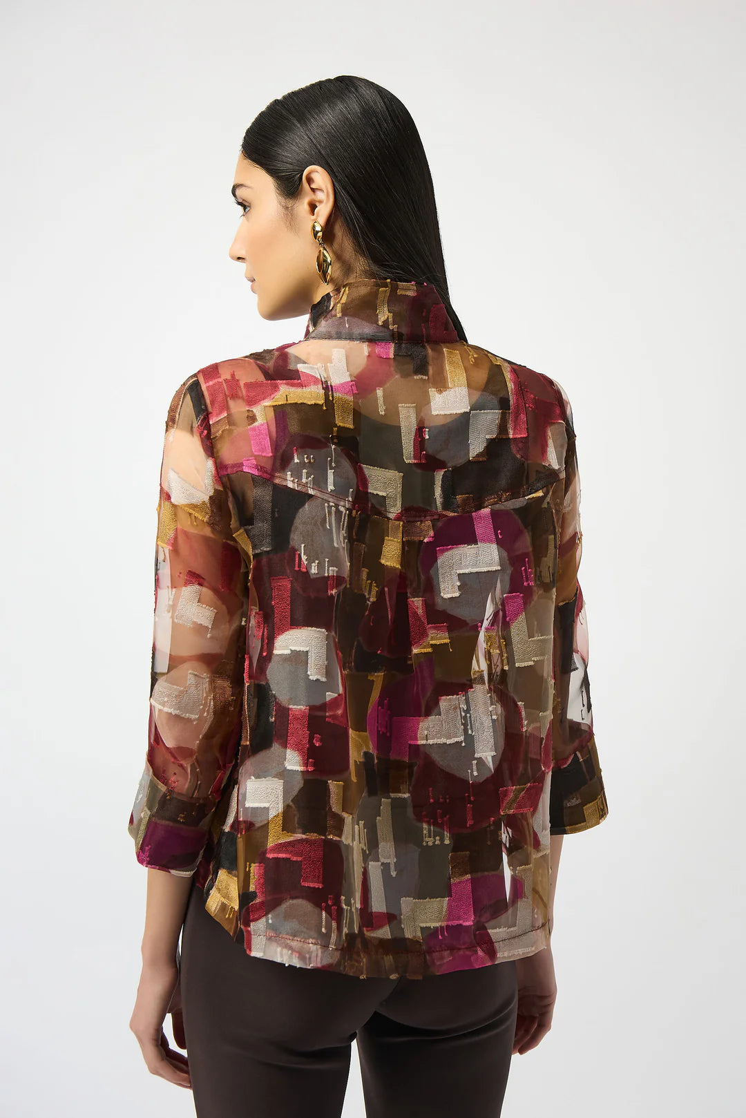 Abstract Two-Piece Jacket
