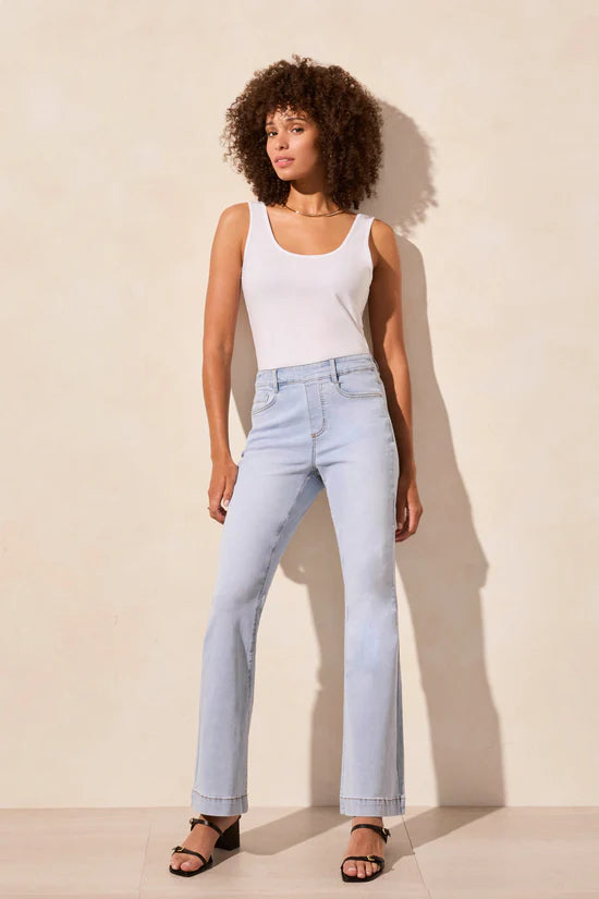 Audrey Pull-on Flare Jeans