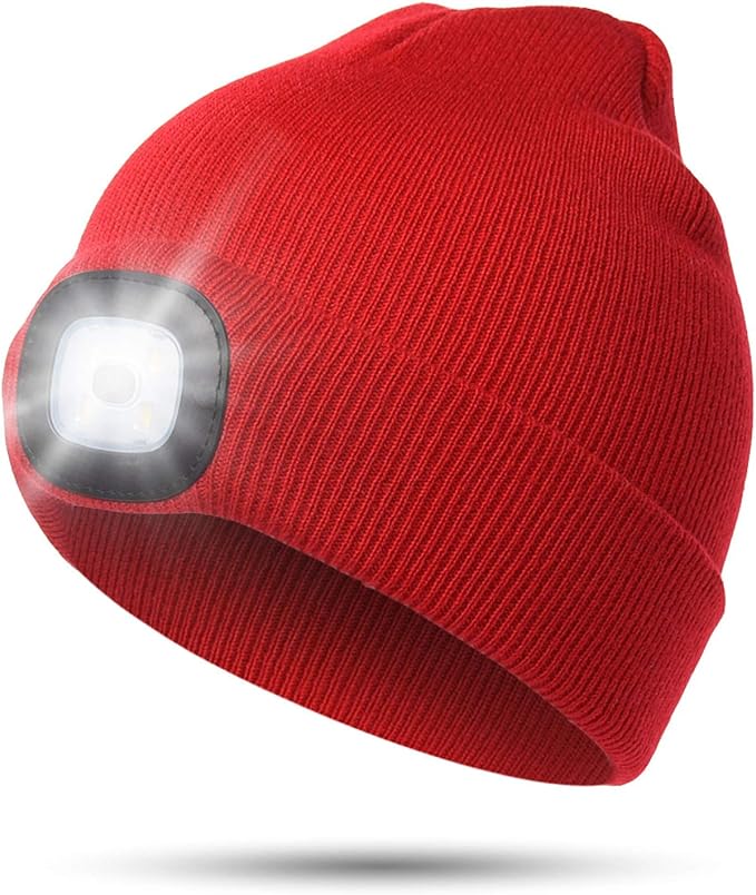 DM Night Scope Rechargeable LED Beanie (3 colors 🔴⚫🔵)