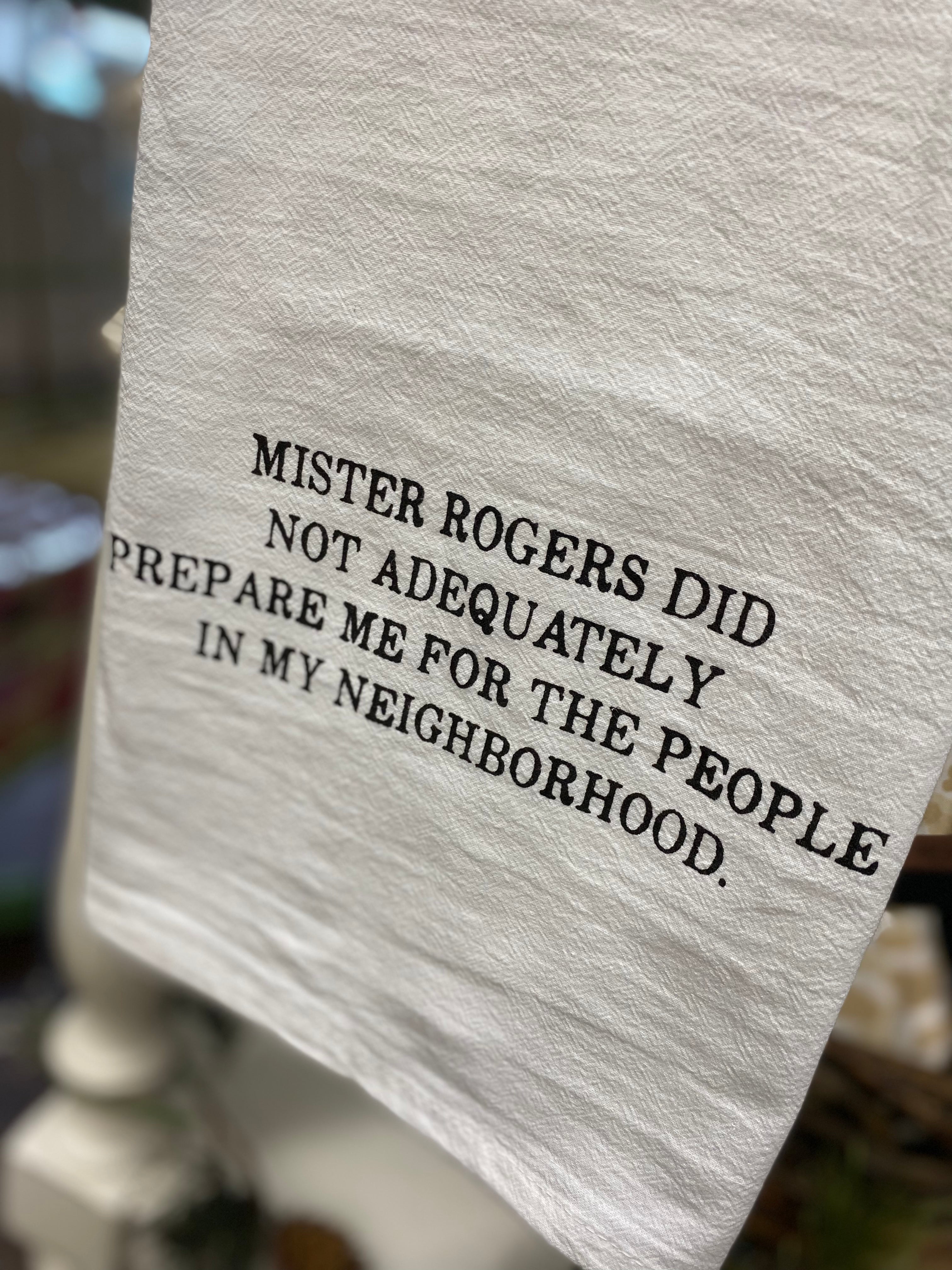 Mister Rogers Kitchen Towel