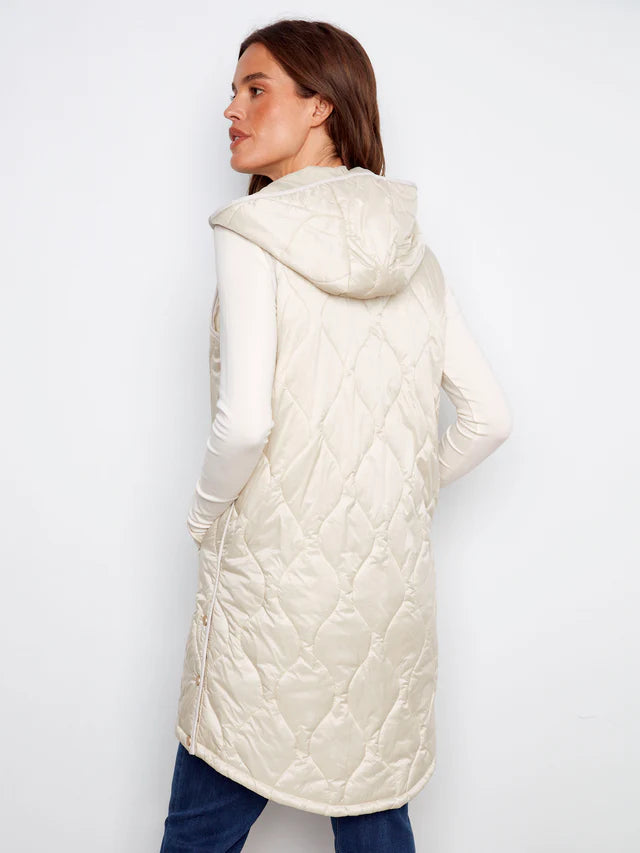 Long Hooded Vest