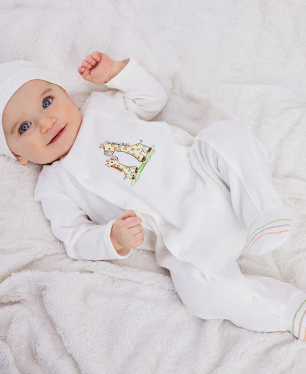 Giraffe Footie & Hat