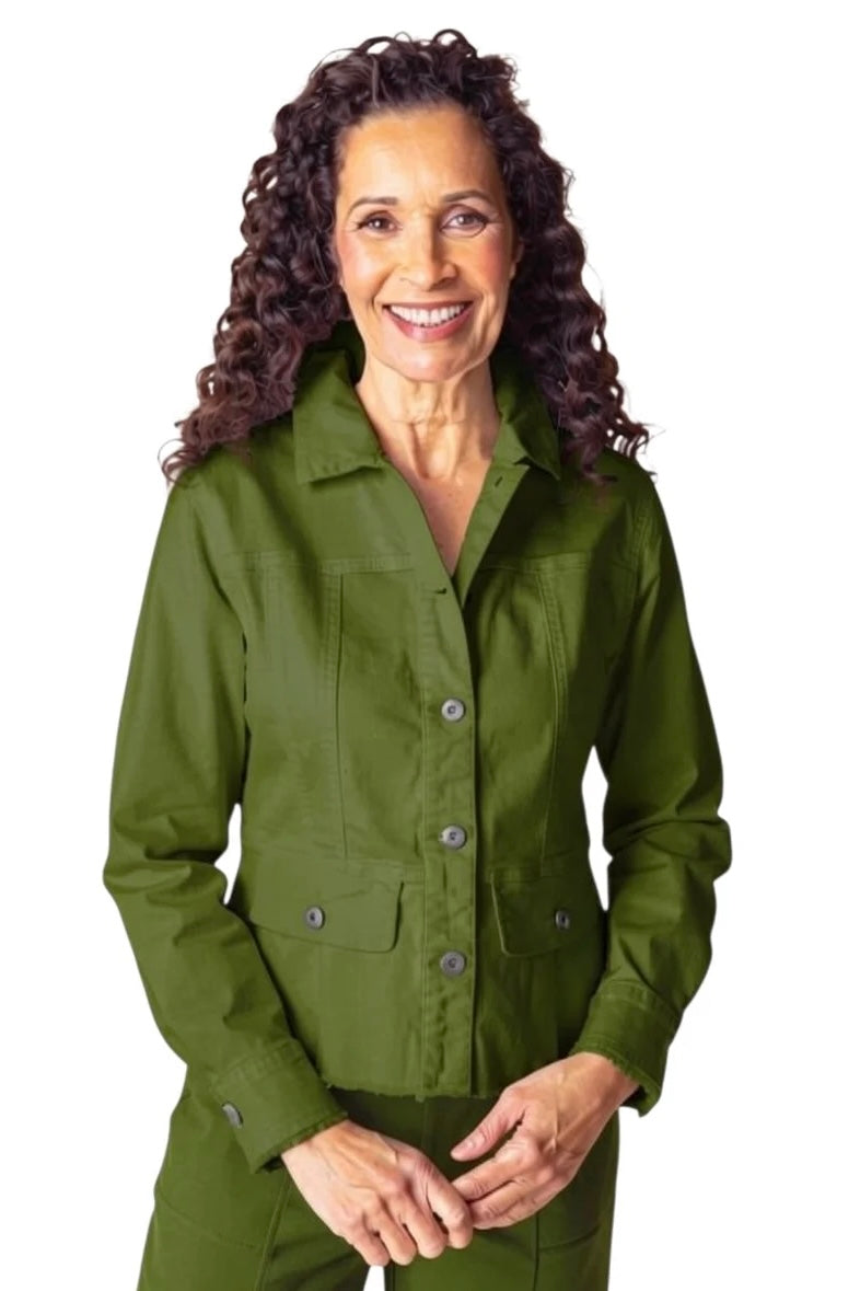 Habitat Women's Stretch Denim Peplum Jacket