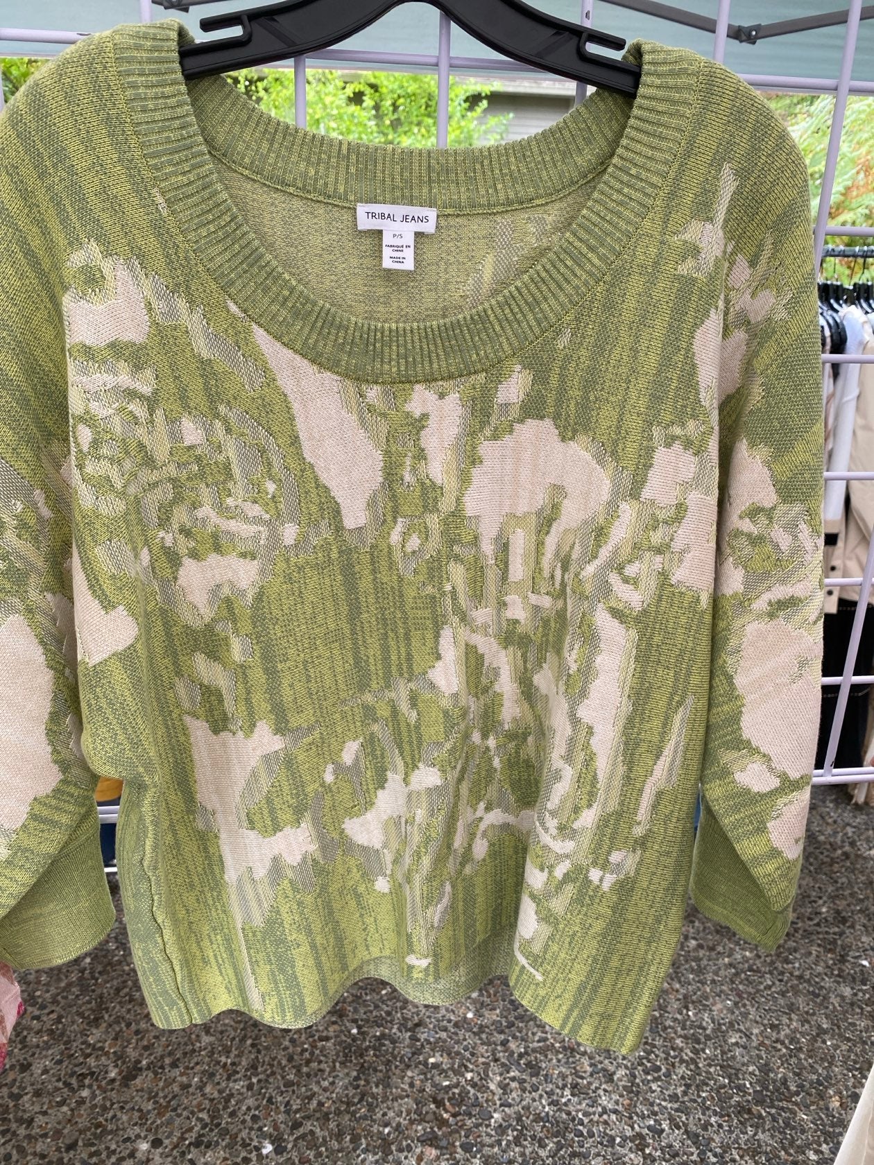 Boatneck Jacquard Sweater