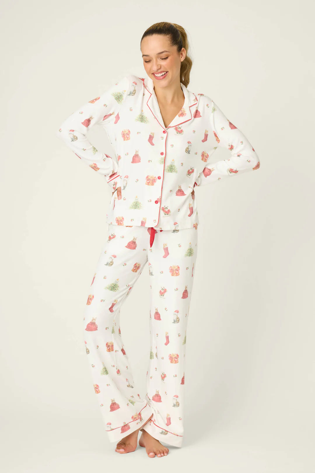 Feline Festive PJ Set