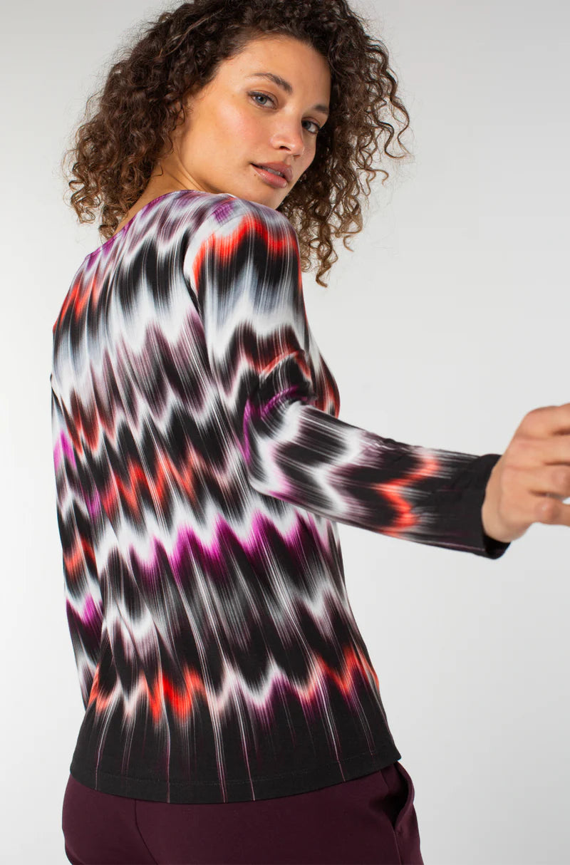 Multi Wave Stripe Top