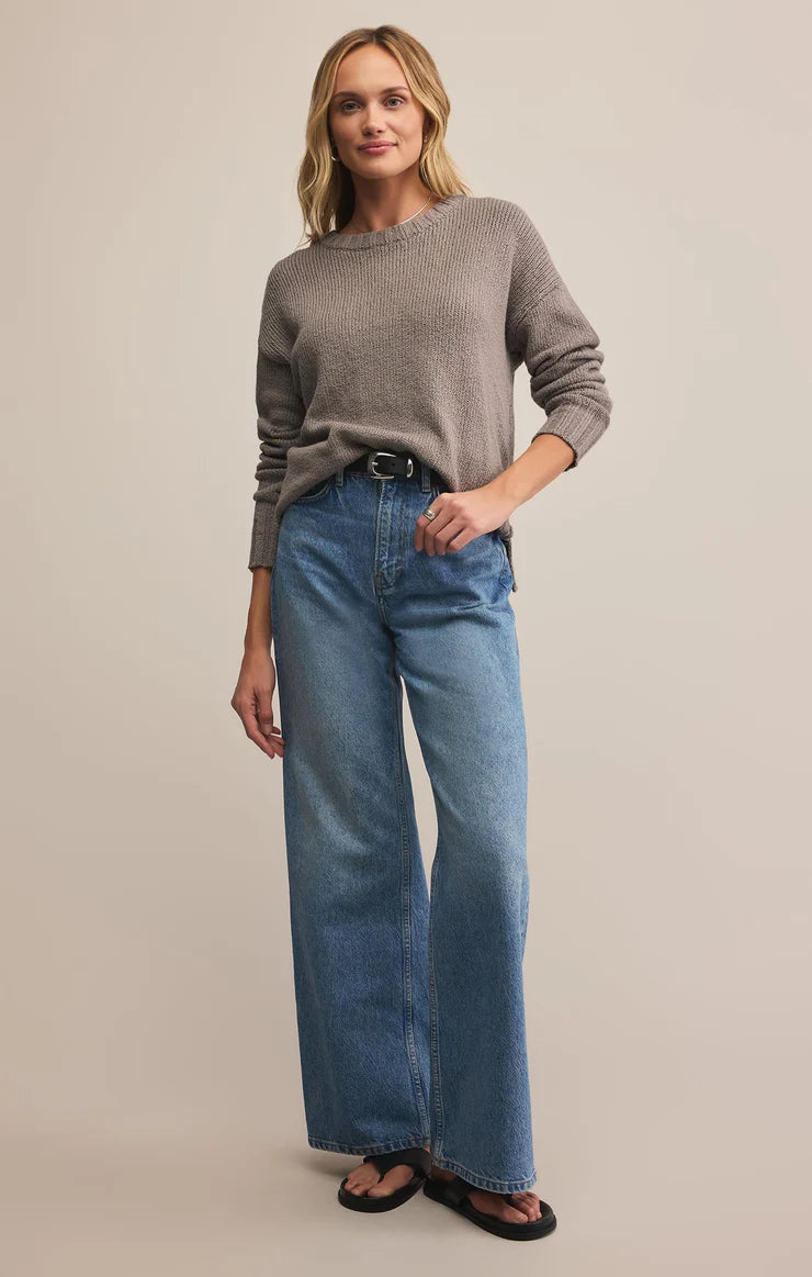 Textured Cotton Sweater