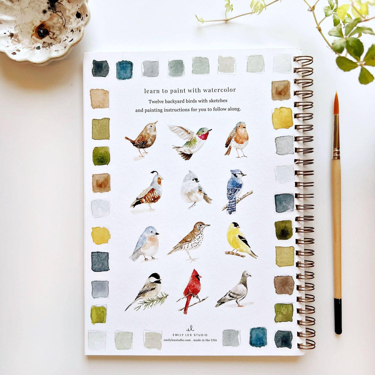 Birds Watercolor Workbook - OLIVIA'S