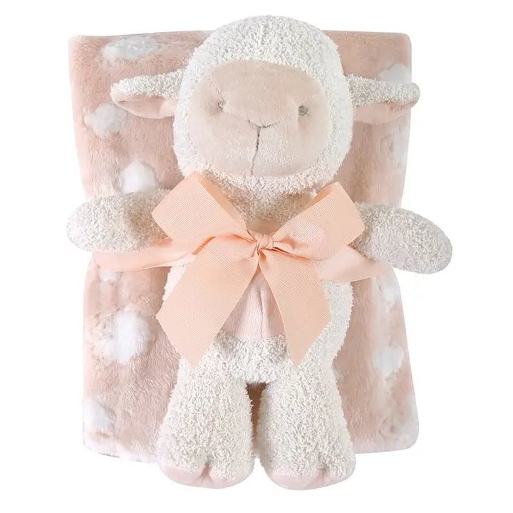 Blanket Toy Set - Pink Lamb - OLIVIA'S