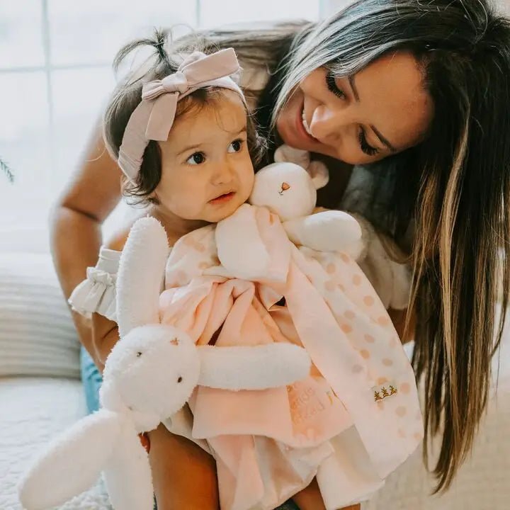 Blossom Bunny Dot Blanket - OLIVIA'S