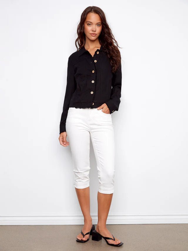 Charlie B Linen Jacket - OLIVIA'S