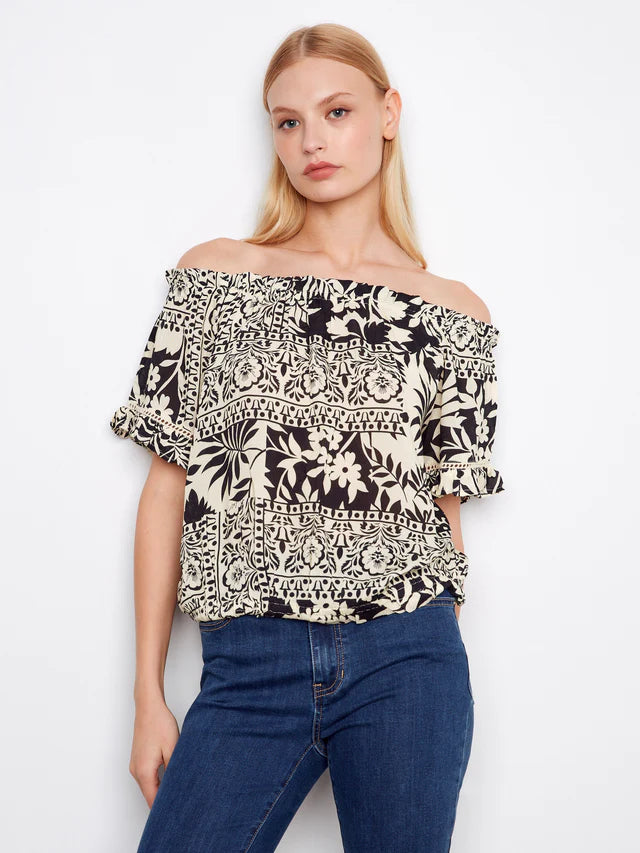 Off-Shoulder Blouse