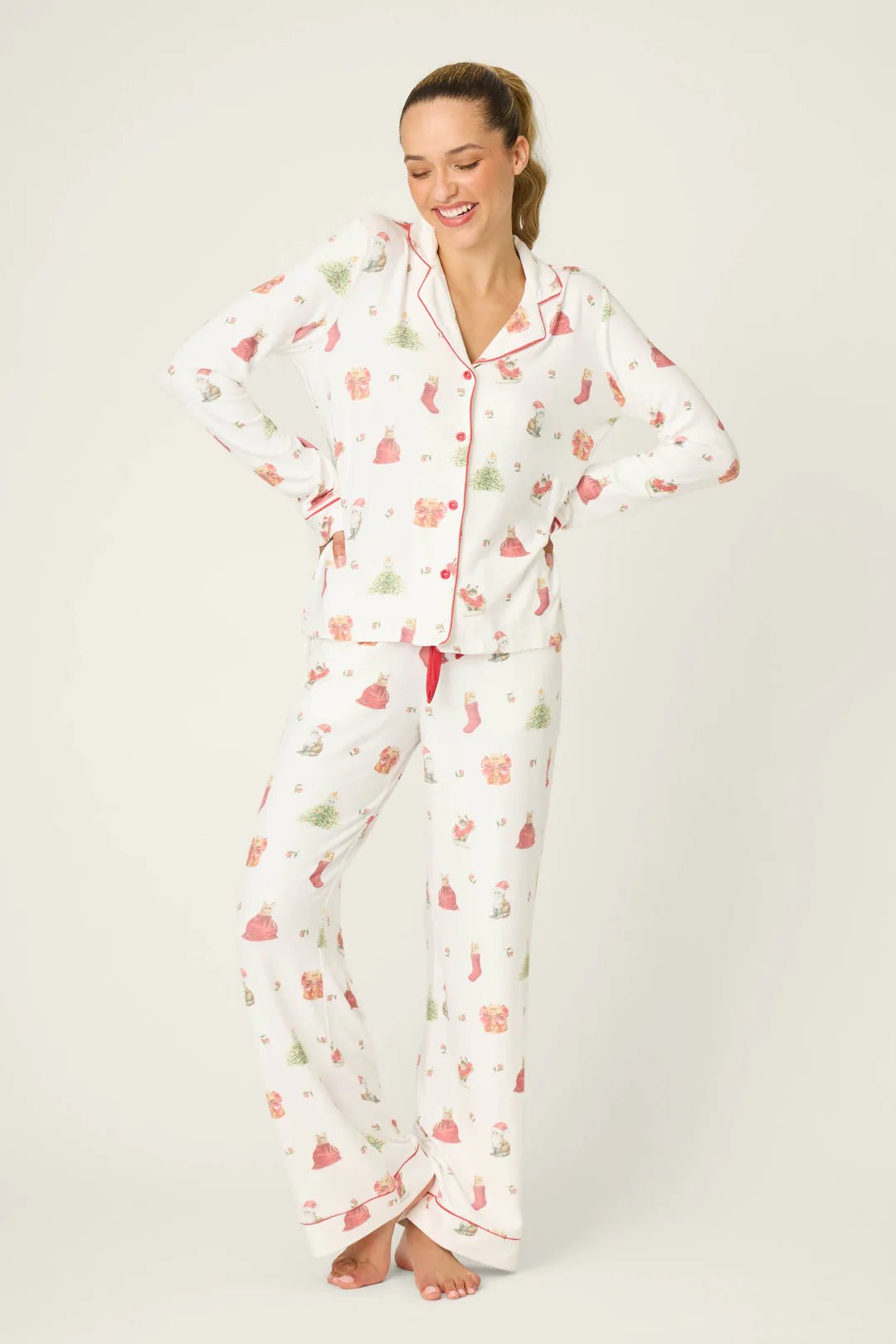 Feline Festive PJ Set - OLIVIA'S