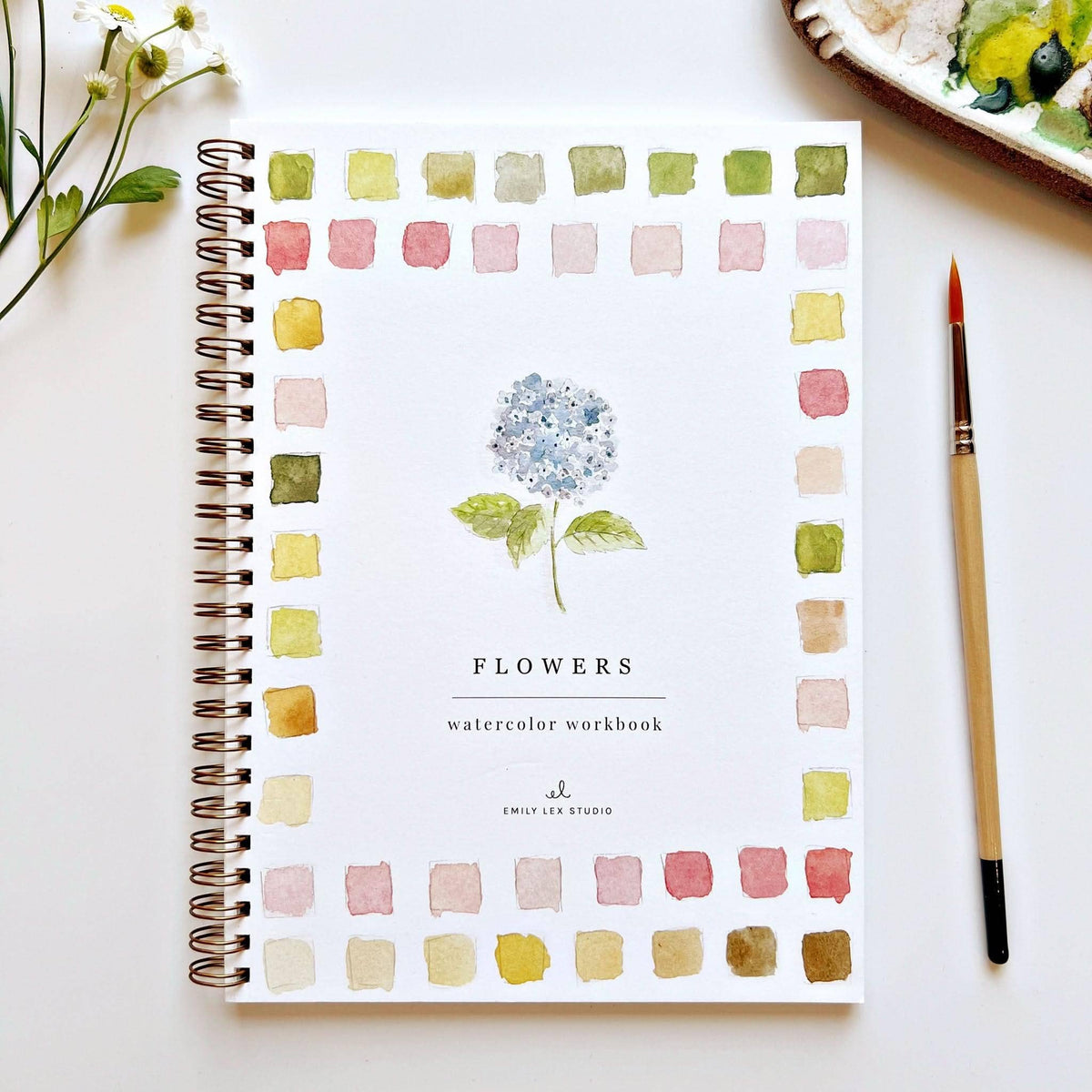 Flowers Watercolor Workbook - OLIVIA'S
