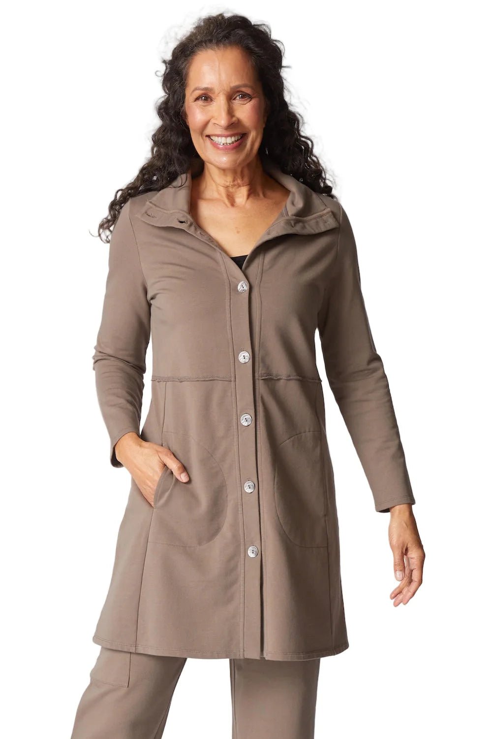 Habitat French Terry Car Coat - OLIVIA'S