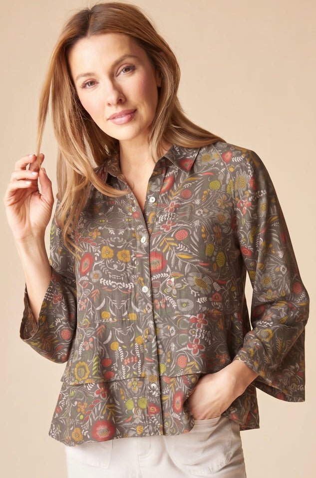 Habitat Women's English Garden Flounce Shirt - OLIVIA'S