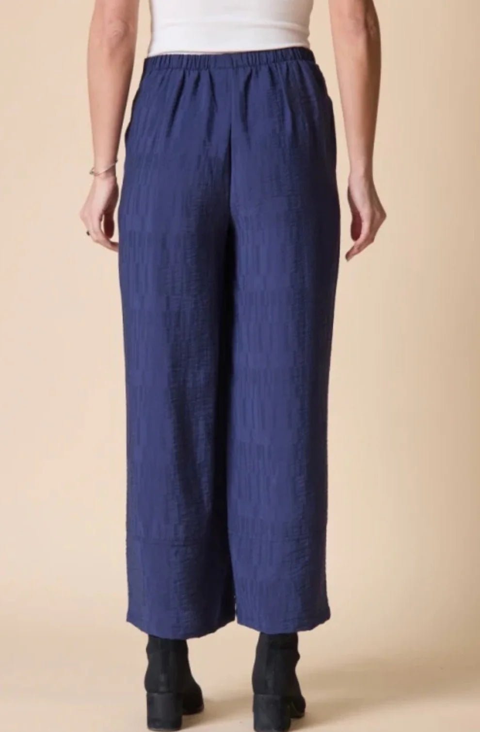 Habitat Women's Rayon Jacquard Button Hem Pant - OLIVIA'S