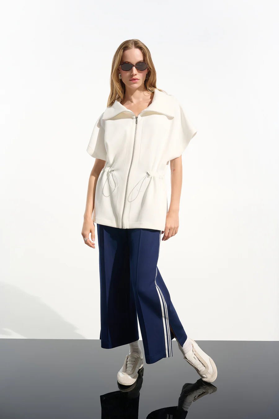 Joseph Ribkoff Boxy Jacket With Drawstring - OLIVIA'S