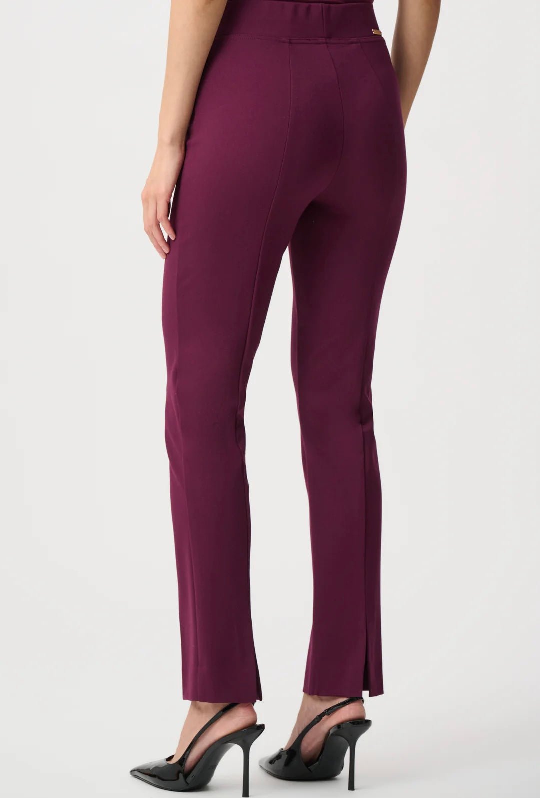 Joseph Ribkoff Heavy Knit Straight Pull-On Pants - OLIVIA'S