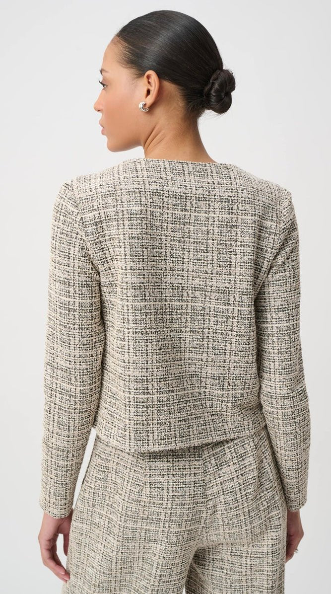 Joseph Ribkoff Women's Plaid Boucle Jacket - OLIVIA'S