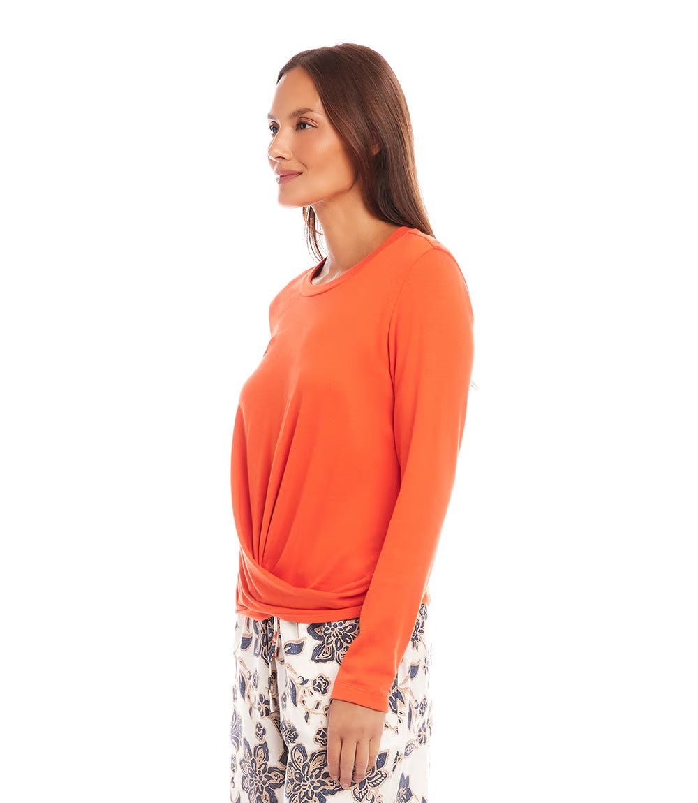 Karen Kane Drape Front Top - OLIVIA'S