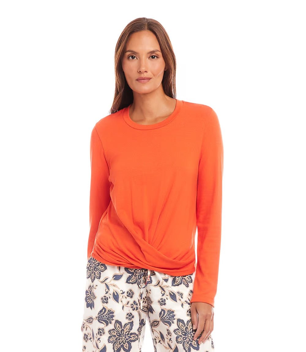 Karen Kane Drape Front Top - OLIVIA'S