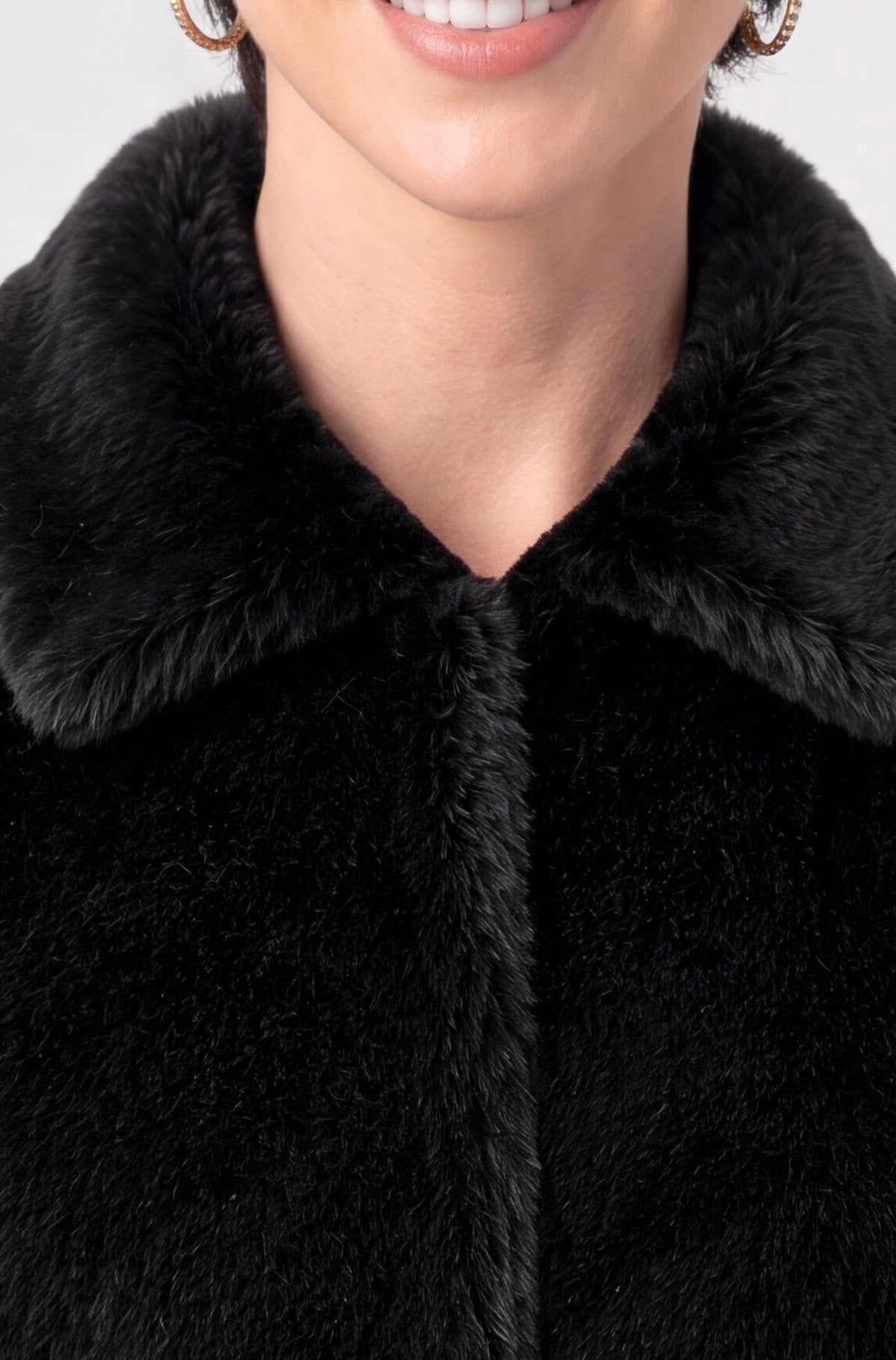 Liverpool Women's Collared Faux Fur Jacket - OLIVIA'S