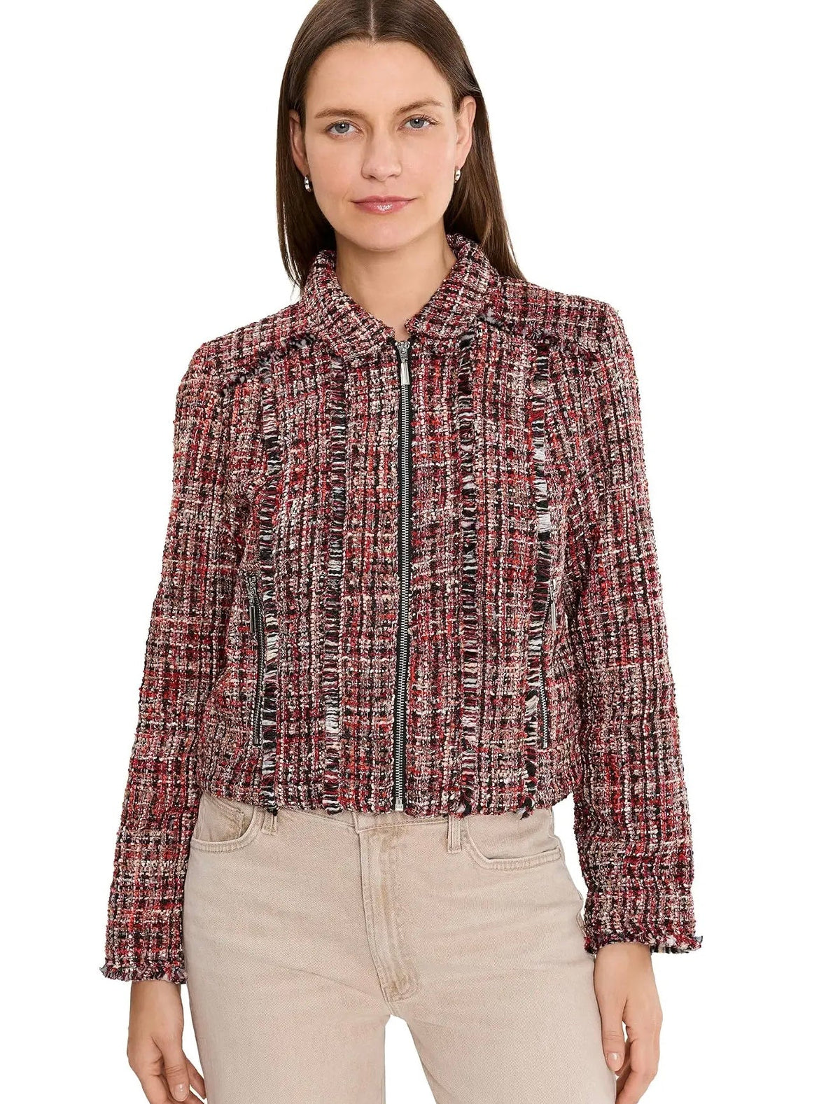 Liverpool Women's Zip Jacket With Fringe - OLIVIA'S