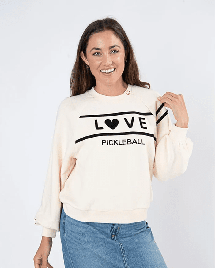 Love Pickleball Sweatshirt - OLIVIA'S