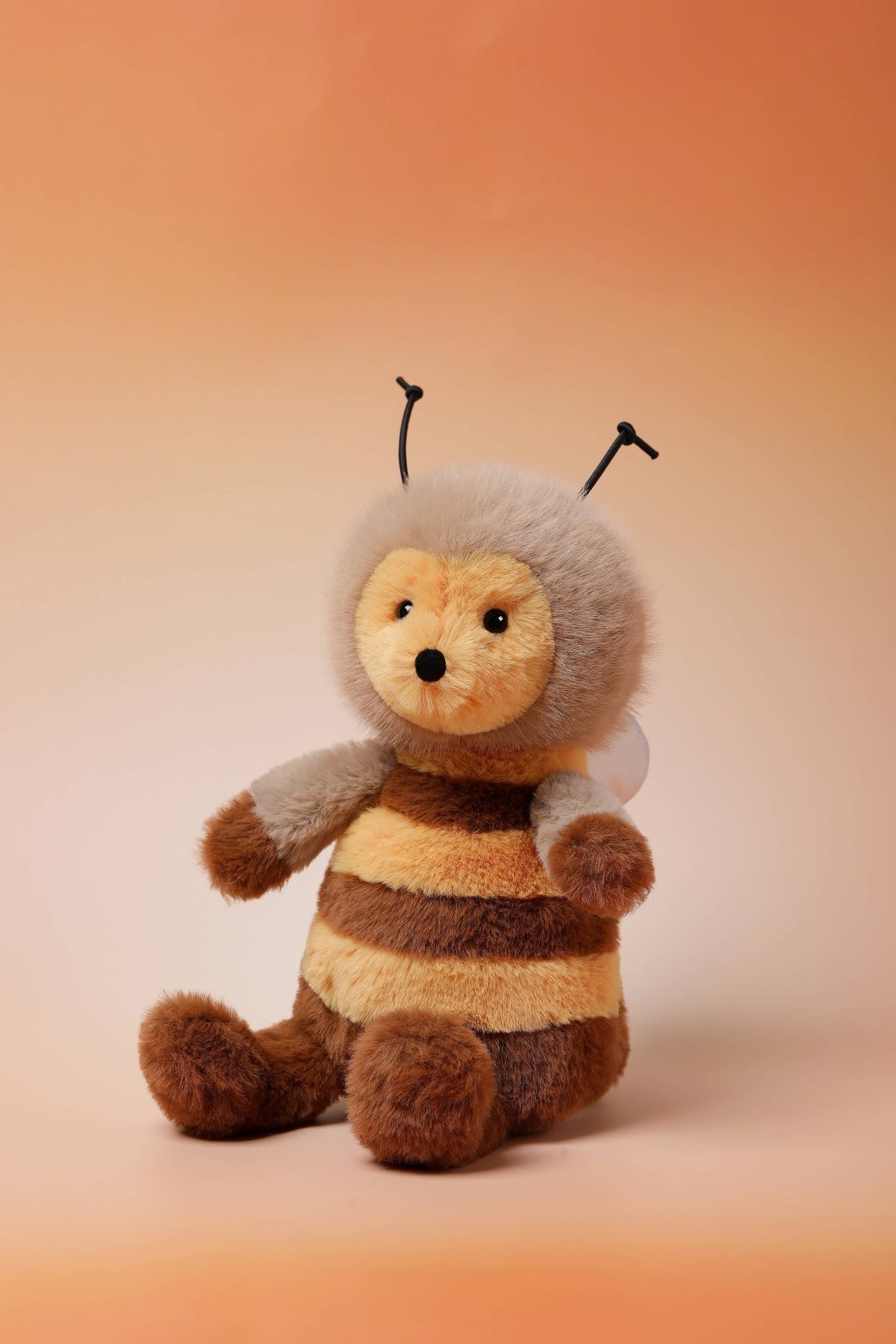 McHugs Brownie Bee Weighted Plush Animal 7" - OLIVIA'S