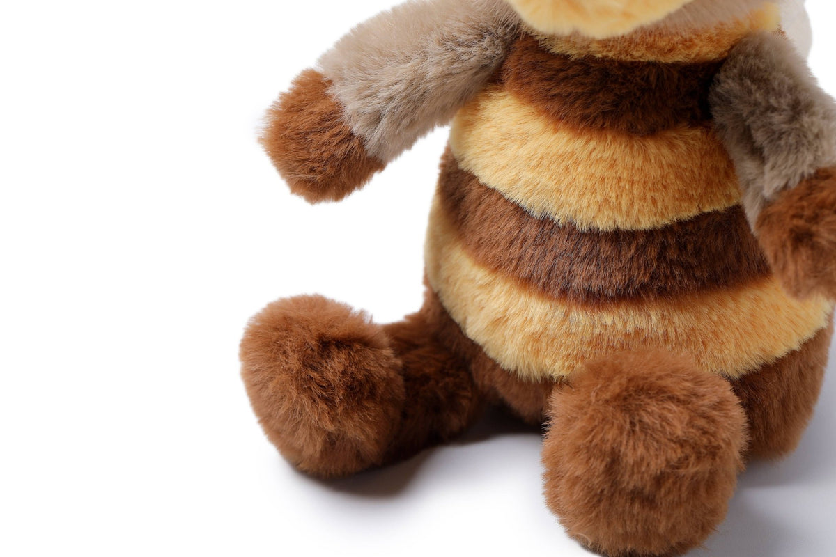 McHugs Brownie Bee Weighted Plush Animal 7" - OLIVIA'S