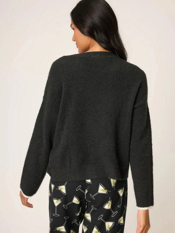 Merrier With Martini Snuggle Sweater - OLIVIA'S