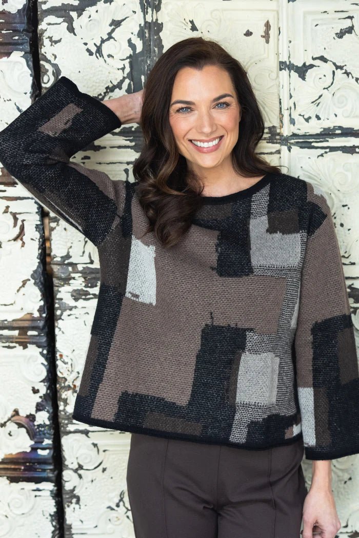 Olivia by Habitat Modern Collage Sweater - OLIVIA'S