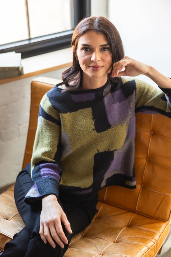 Olivia by Habitat Modern Collage Sweater - OLIVIA'S