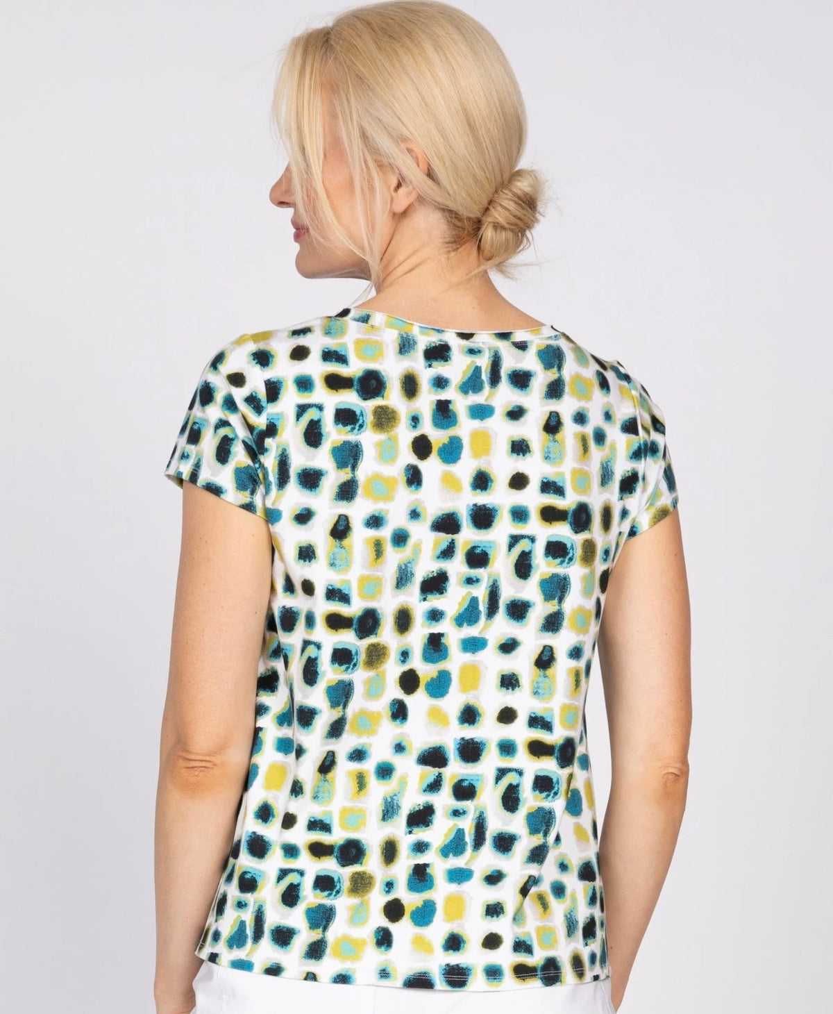 Olivia Women's Essential Knit Dot Cap Tee - OLIVIA'S