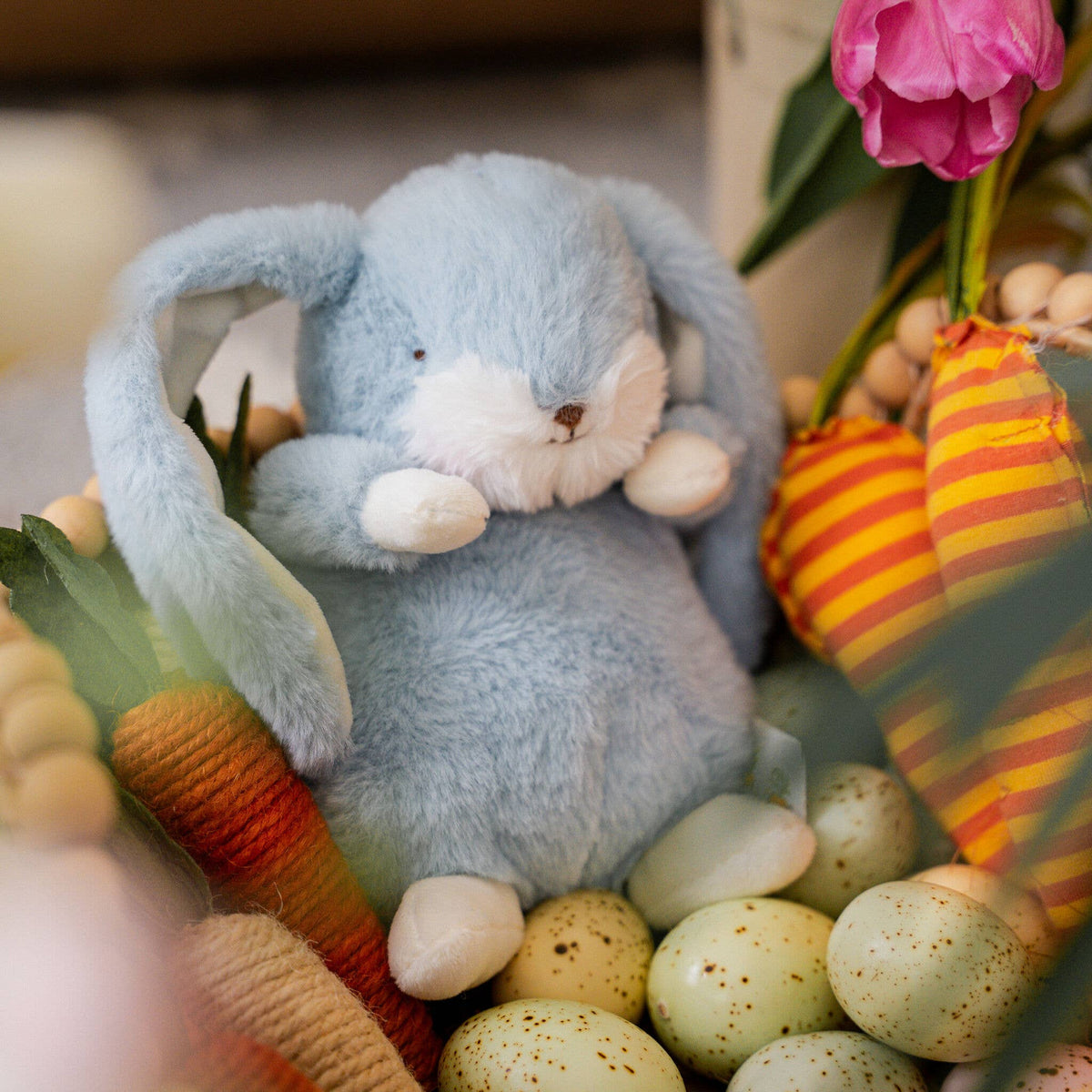 Tiny Nibble 8" Bunny - Maui Blue - OLIVIA'S