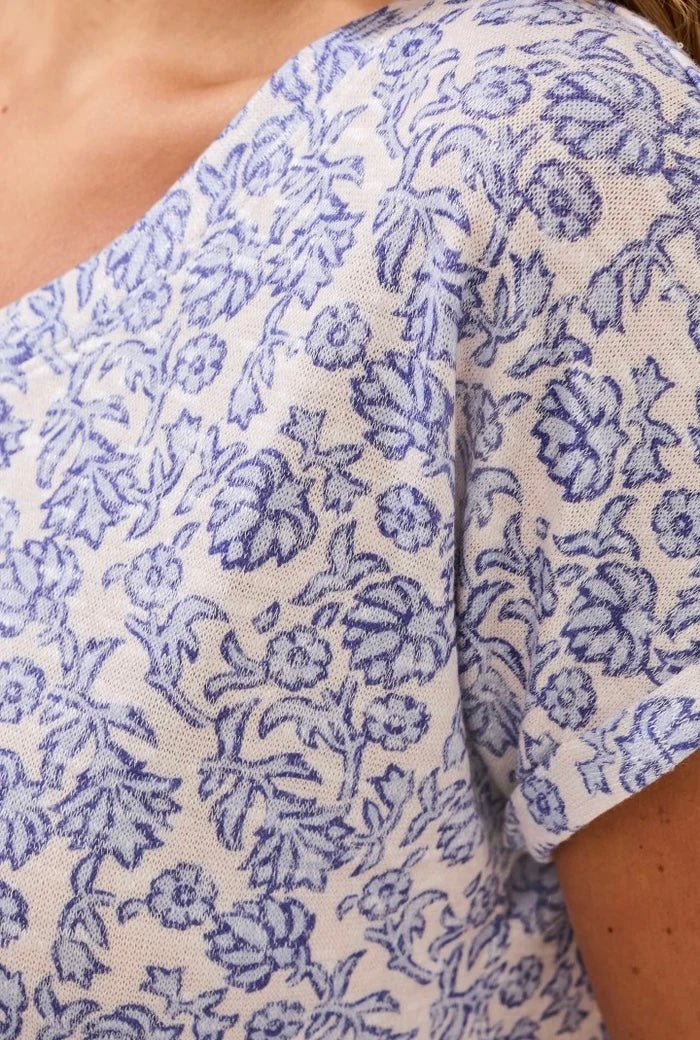Tribal Cap Sleeve Wear Two Ways Top - OLIVIA'S