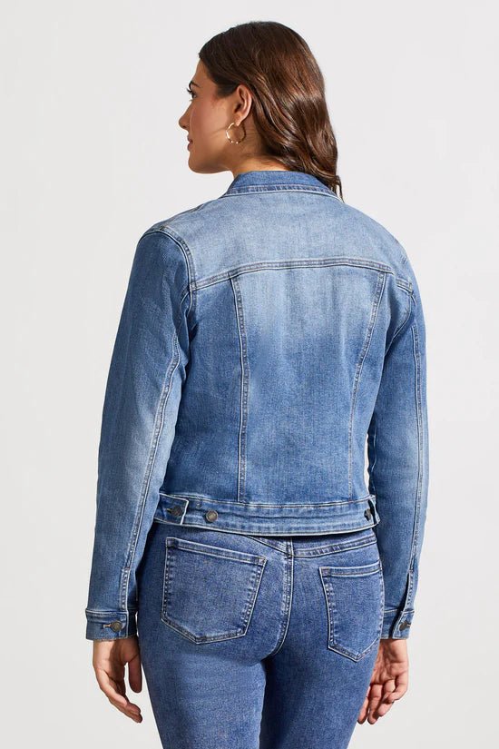 Tribal Classic Comfort Stretch Denim Jacket - OLIVIA'S