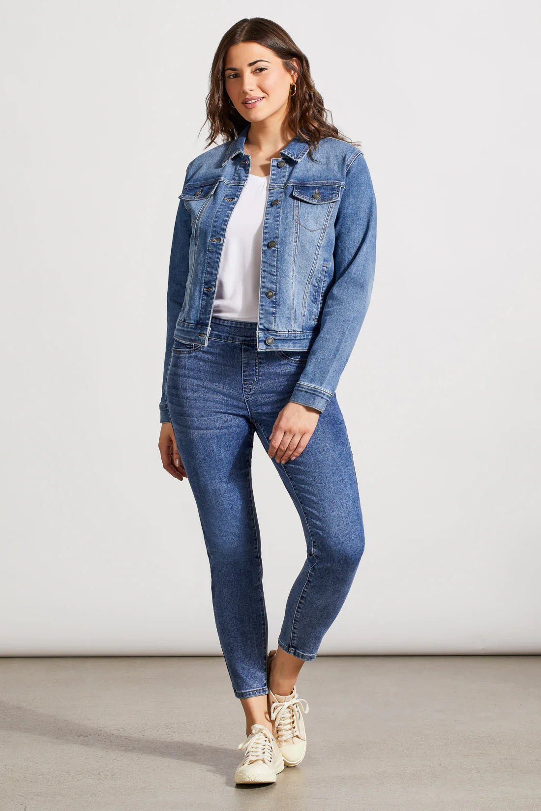 Tribal Classic Comfort Stretch Denim Jacket - OLIVIA'S