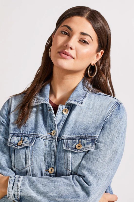 Tribal Denim Duster - OLIVIA'S