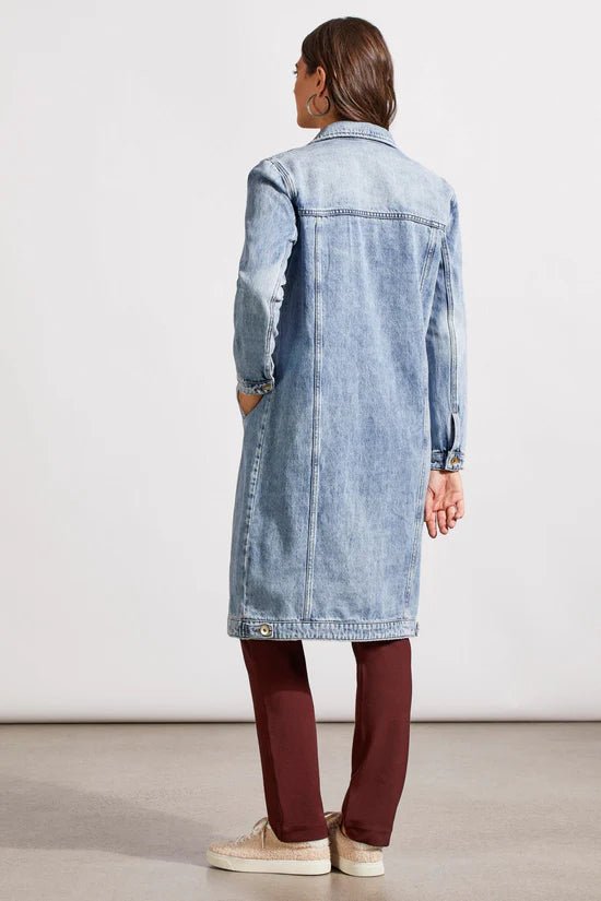 Tribal Denim Duster - OLIVIA'S