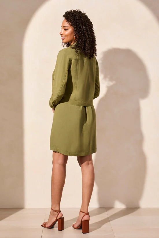 Linen Blend Button-Front Jacket