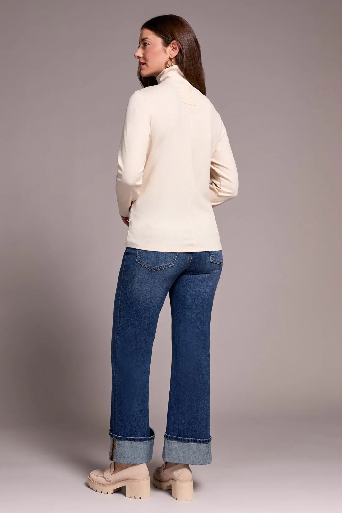 Tribal Long Sleeve Turtle Neck - OLIVIA'S
