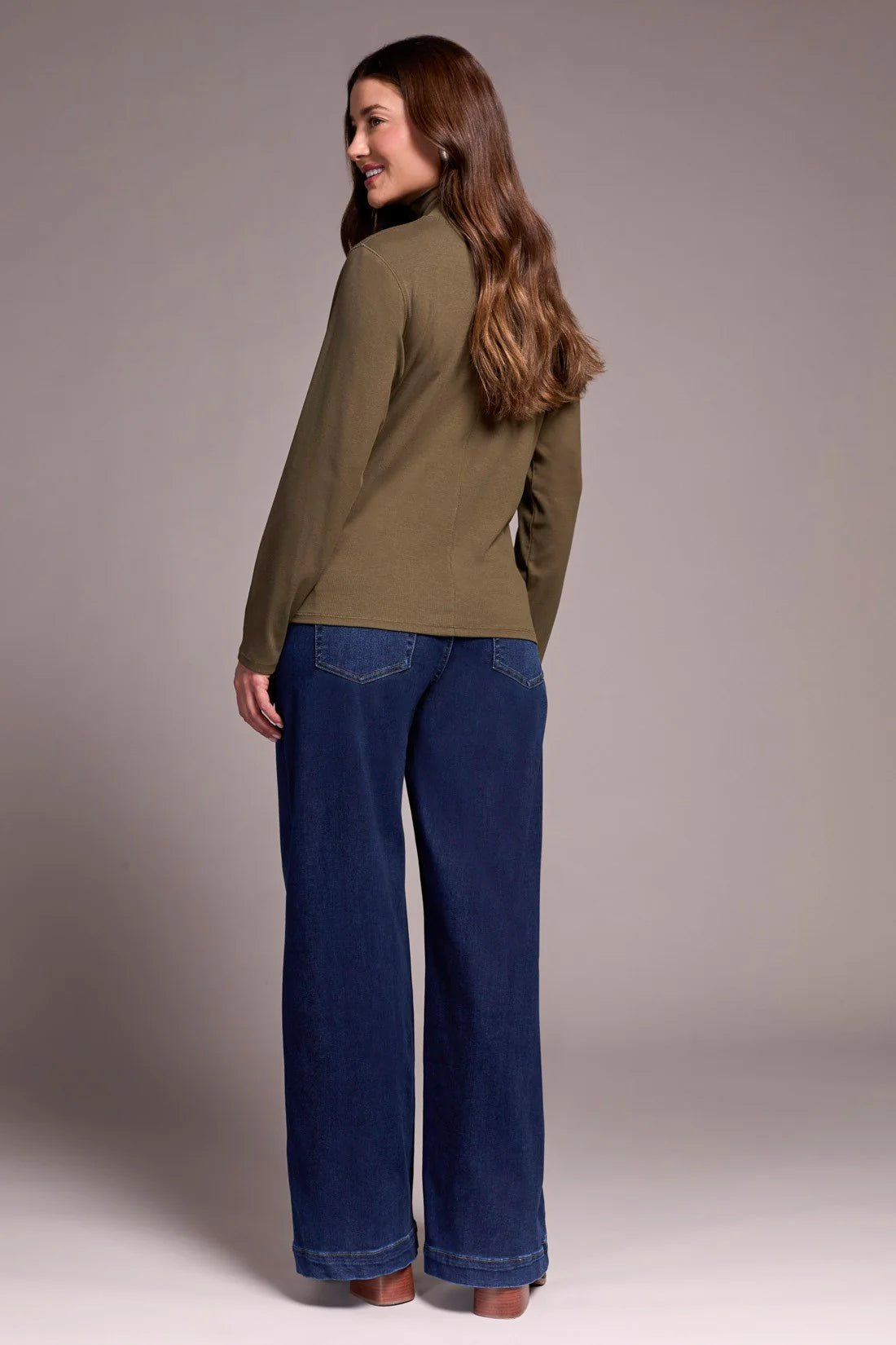 Tribal Long Sleeve Turtle Neck - OLIVIA'S