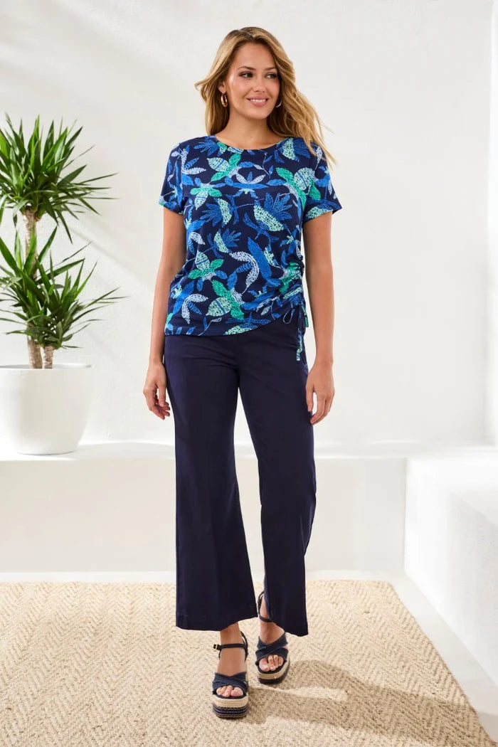 Jersey Crew Neck Top*