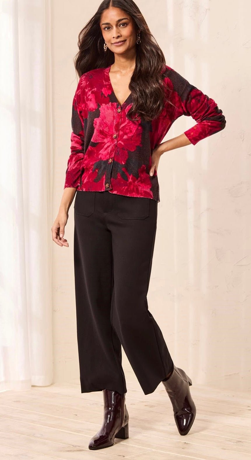 Tribal Women's Long Sleeve Cardigan - OLIVIA'S