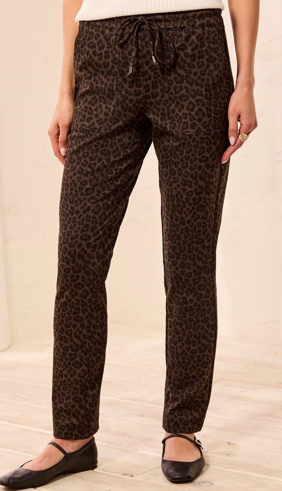 Tribal Women's Soft Ponte Elastic Waist Pull-on Pants - OLIVIA'S